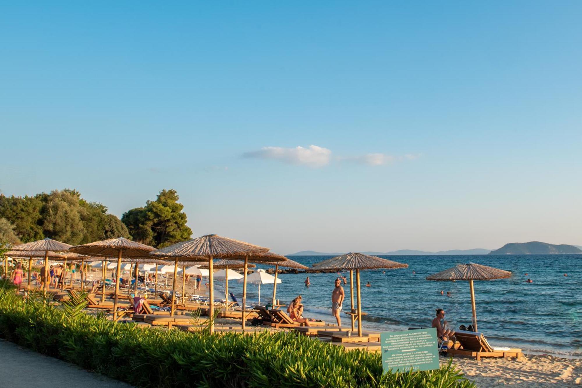 Camping Castello Neos Marmaras Bagian luar foto